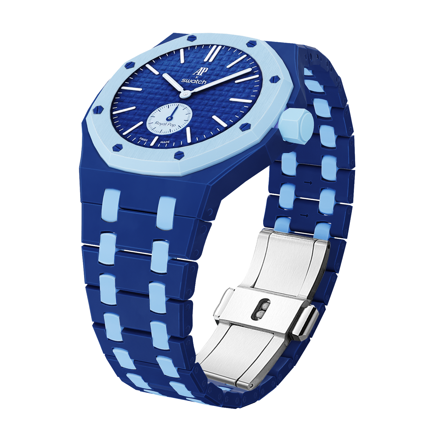 [Azure Tears]Royal Oak Pop Exclusive Bioceramic Case & Bioceramic Strap Mix Color