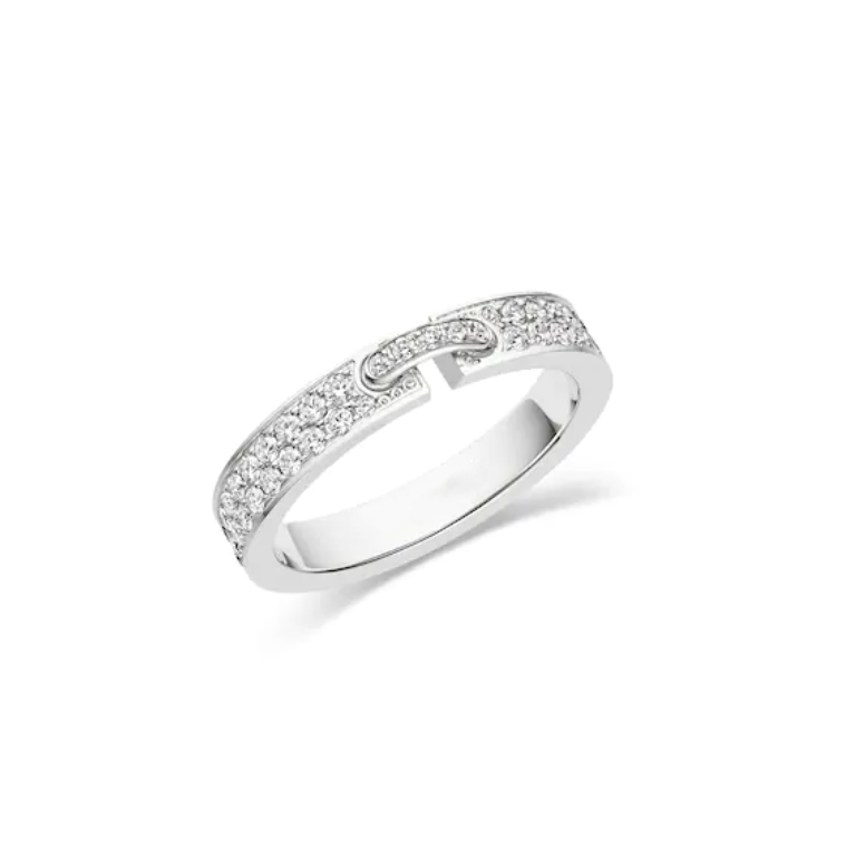 [Azure Tears]ALLIANCE LIENS VIDENCE PAVED DIAMOND 4MM RING