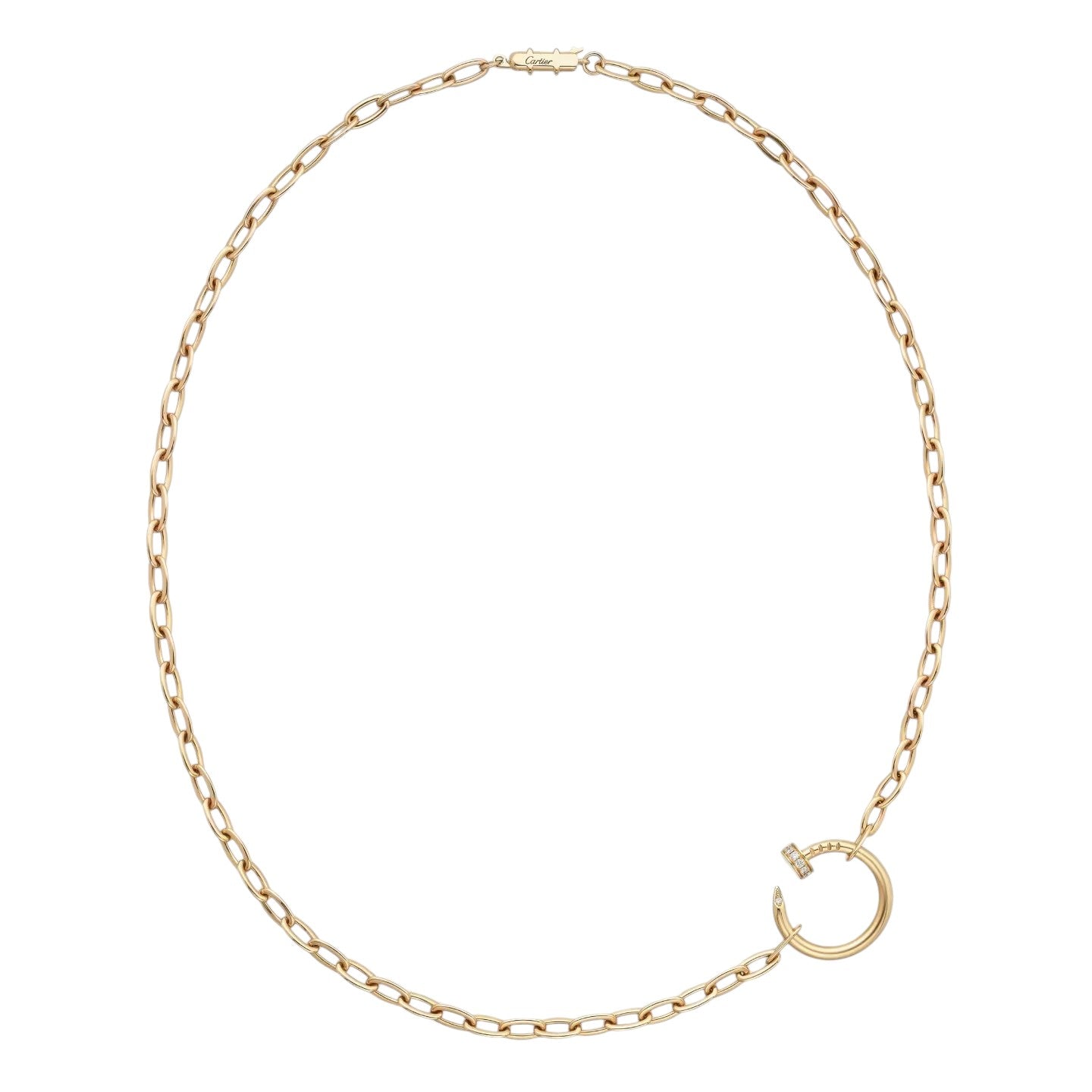 [Azure Tears]CLOU DIAMOND NAIL PENDANT NECKLACE