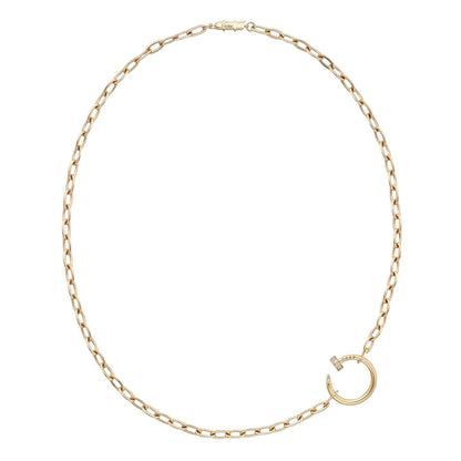 [Azure Tears]CLOU DIAMOND NAIL PENDANT NECKLACE