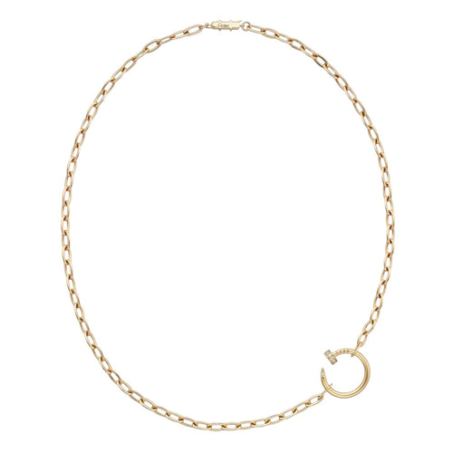 [Azure Tears]CLOU DIAMOND NAIL PENDANT NECKLACE