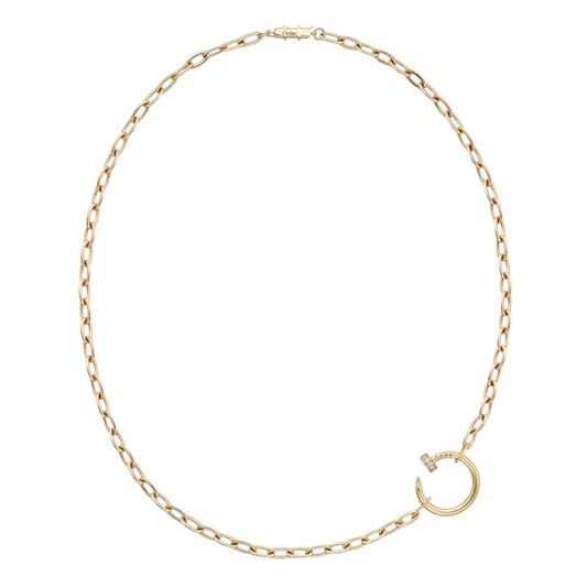 [Azure Tears]CLOU DIAMOND NAIL PENDANT NECKLACE