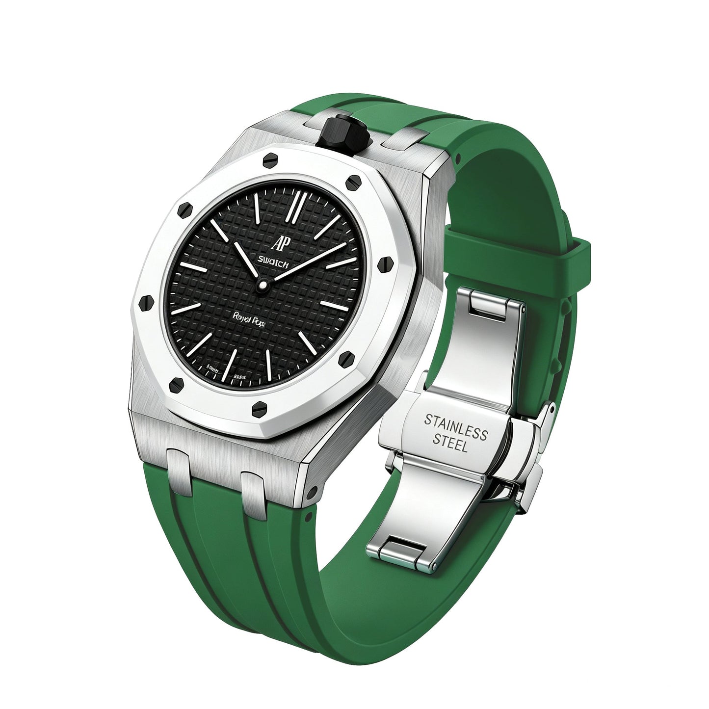 [Azure Tears]Royal Oak Pop Exclusive Steel Case & Silicone Strap With Cradle