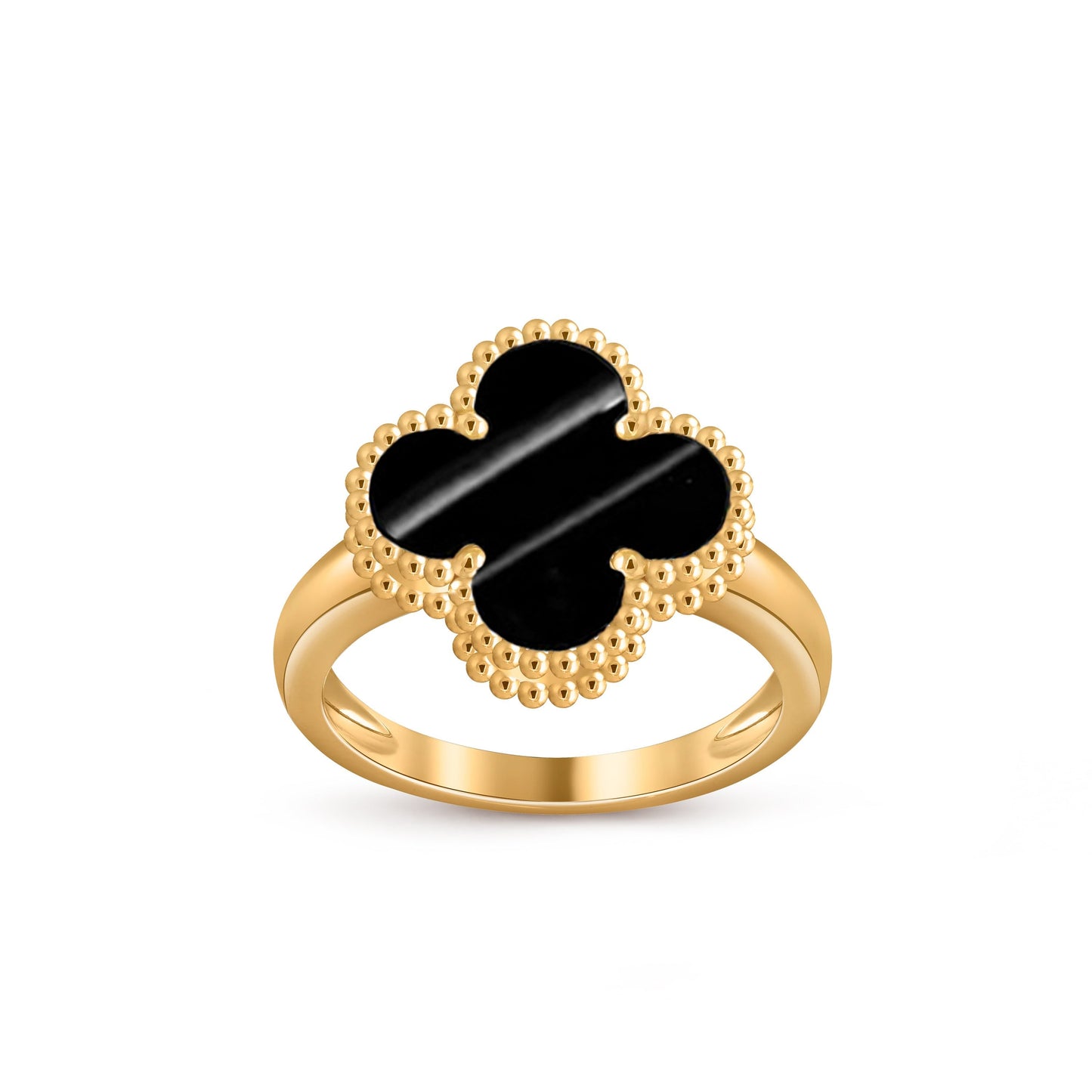 [Azure Tears]LUCKY CLOVER VINTAGE GOLD RING COLLECTION