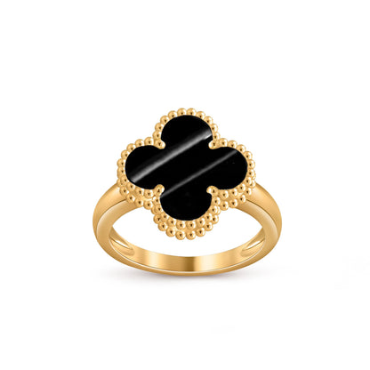 [Azure Tears]LUCKY CLOVER VINTAGE GOLD RING COLLECTION