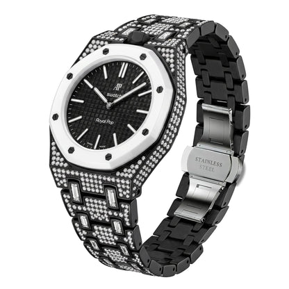 [Azure Tears]Royal Oak Pop Exclusive Bioceramic Case & Bioceramic Strap Full Diamond