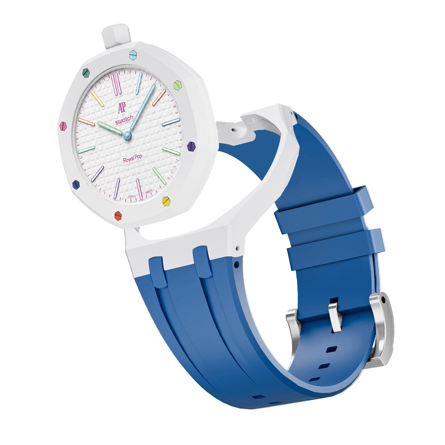 [Azure Tears]Royal Oak Pop Exclusive Bioceramic Case & Silicone Strap Mix Color