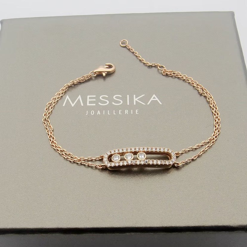 [Azure Tears]MOVE CLASSIQUE PAVÉ DIAMOND BRACELET
