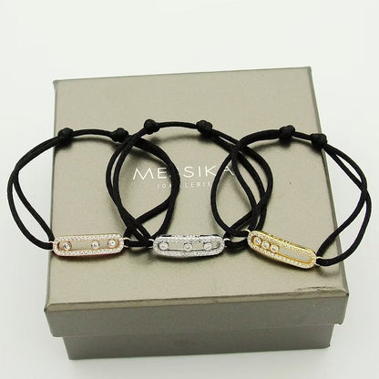 [Azure Tears]CARE(S) PAVÉ CORD BRACELET