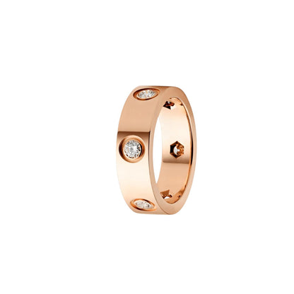 [Azure Tears]LOVE 5.5MM 6 DIAMONDS RING
