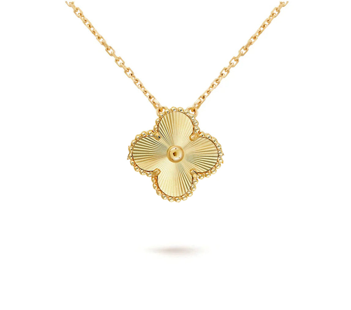 [Azure Tears]15MM CLOVER FLOWER PENDANT NECKLACE COLLECTION