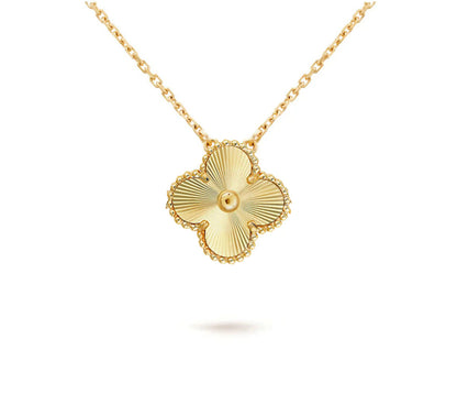 [Azure Tears]15MM CLOVER FLOWER PENDANT NECKLACE COLLECTION