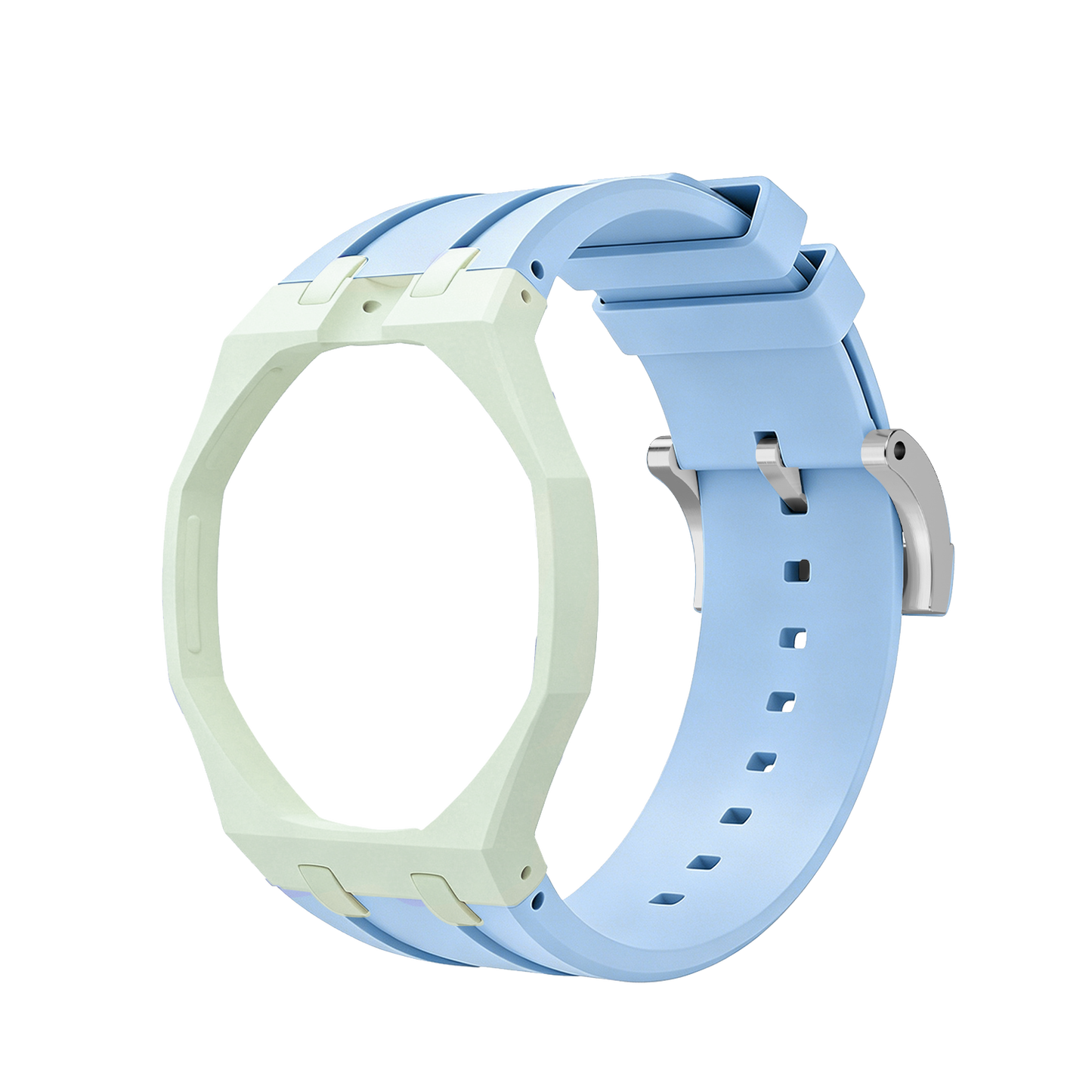 [Azure Tears]Royal Oak Pop Exclusive Bioceramic Case & Silicone Strap Mix Color