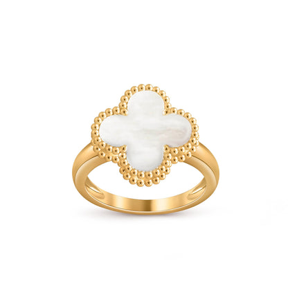 [Azure Tears]LUCKY CLOVER VINTAGE GOLD RING COLLECTION