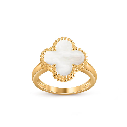[Azure Tears]LUCKY CLOVER VINTAGE GOLD RING COLLECTION