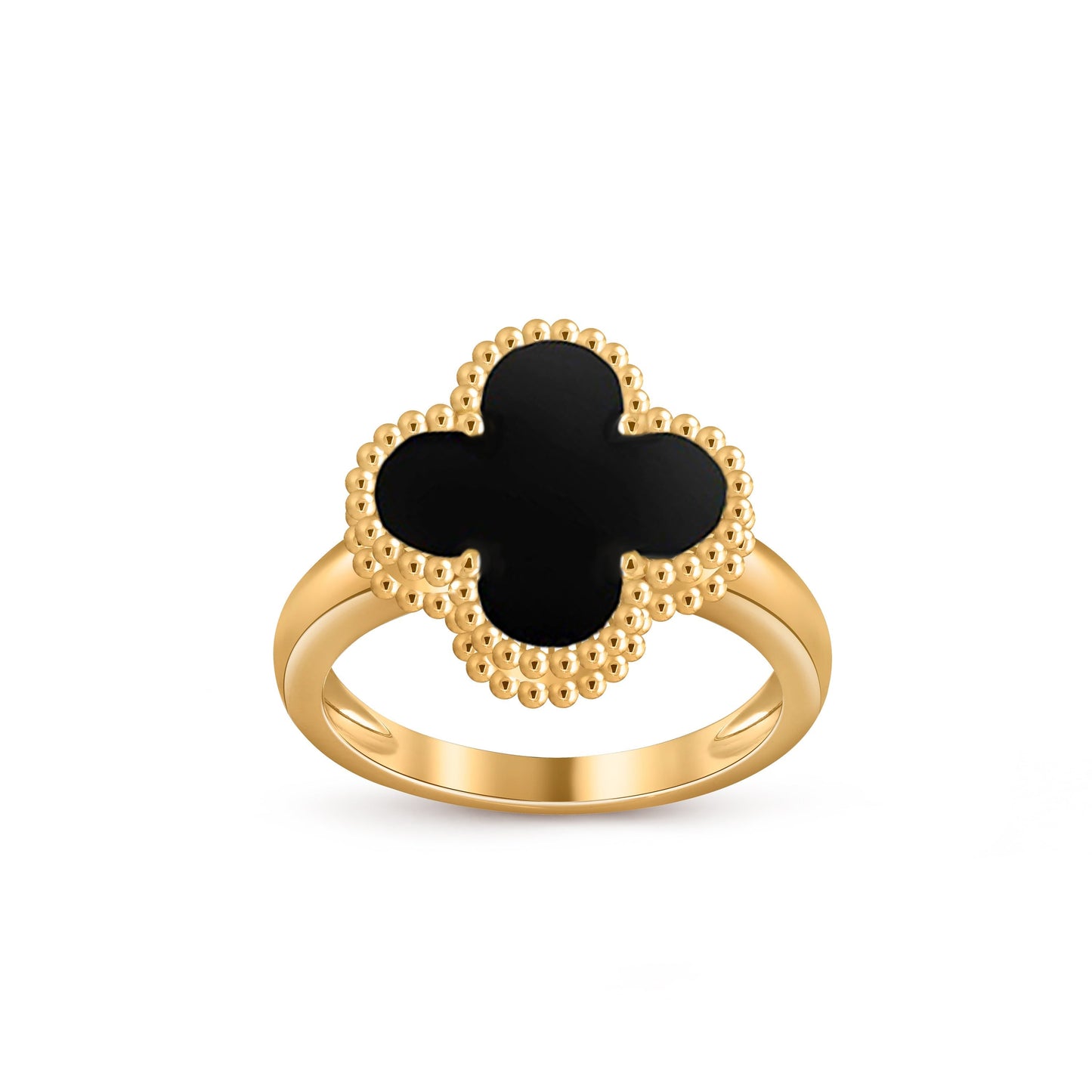[Azure Tears]LUCKY CLOVER VINTAGE GOLD RING COLLECTION
