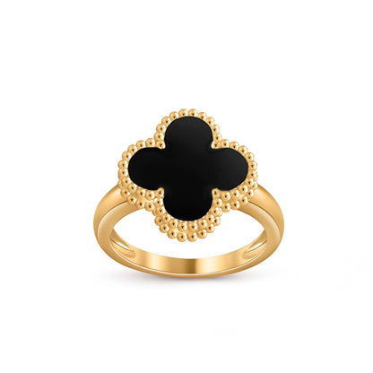 [Azure Tears]LUCKY CLOVER VINTAGE GOLD RING COLLECTION