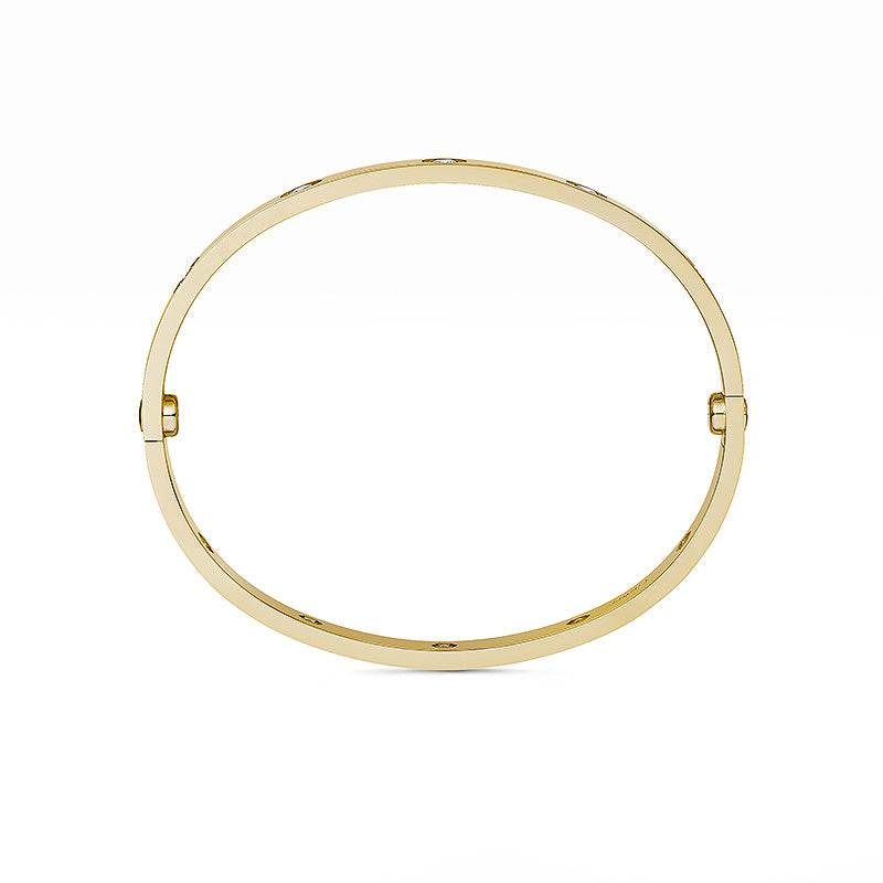 [Azure Tears]CLASSIC 6.1MM LOVE BANGLE - 10-DIAMOND
