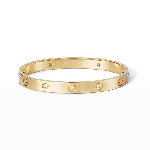 [Azure Tears]CLASSIC 6.1MM LOVE BANGLE - 4-DIAMOND