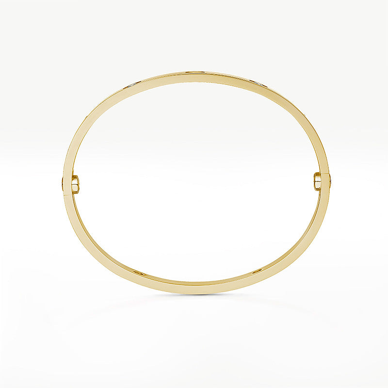 [Azure Tears]CLASSIC 6.1MM LOVE BANGLE - 4-DIAMOND