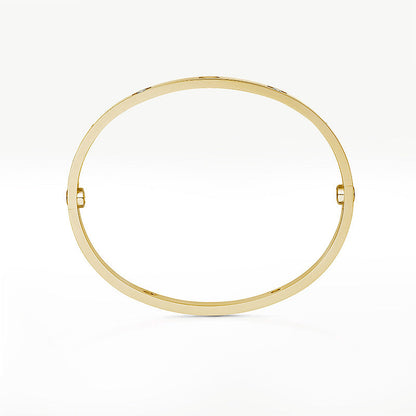 [Azure Tears]CLASSIC 6.1MM LOVE BANGLE - 4-DIAMOND