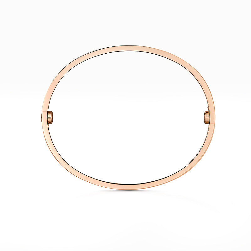 [Azure Tears]CLASSIC 6.1MM LOVE BANGLE - 4-DIAMOND