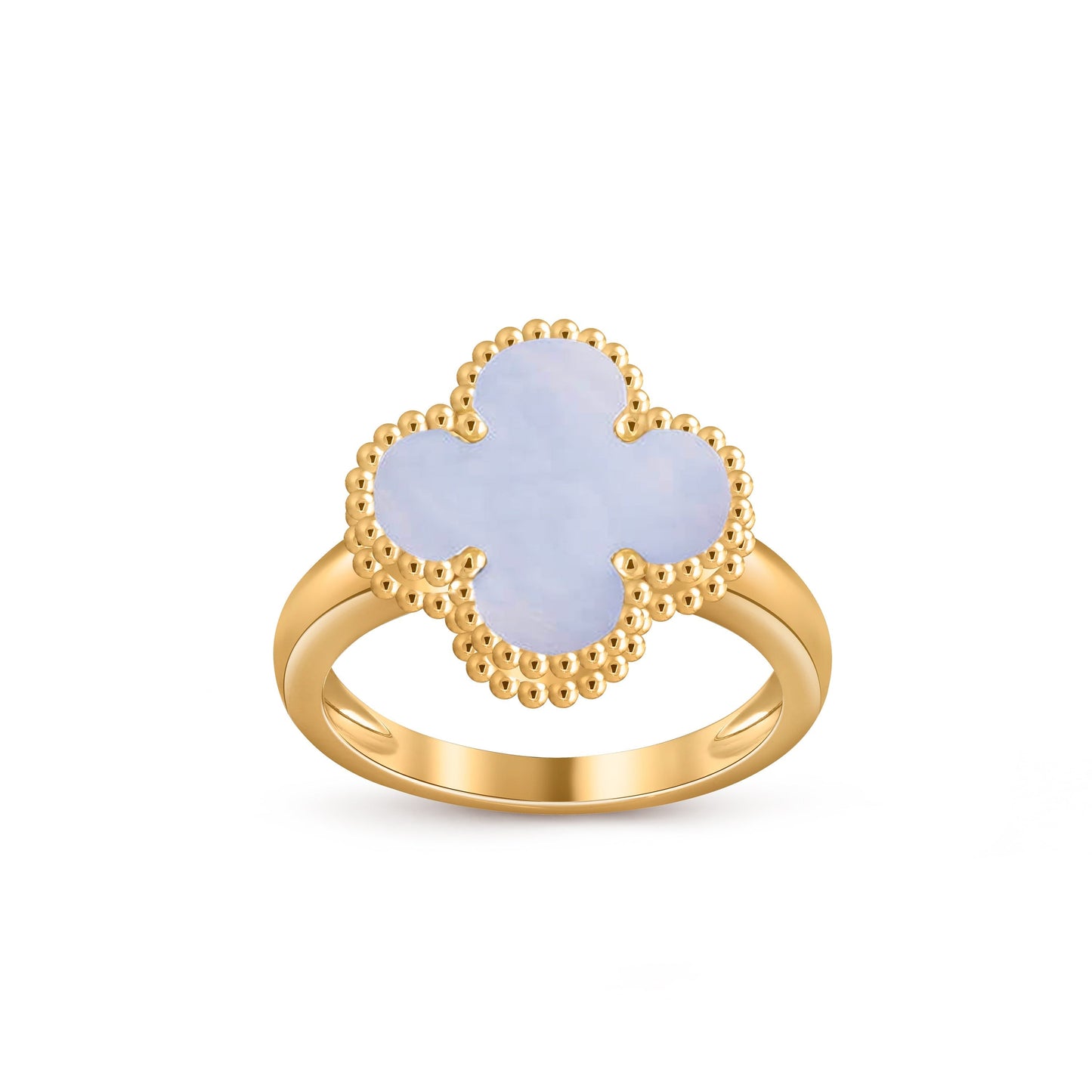 [Azure Tears]LUCKY CLOVER VINTAGE GOLD RING COLLECTION