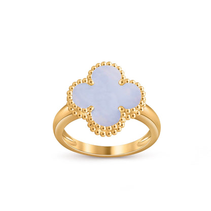[Azure Tears]LUCKY CLOVER VINTAGE GOLD RING COLLECTION