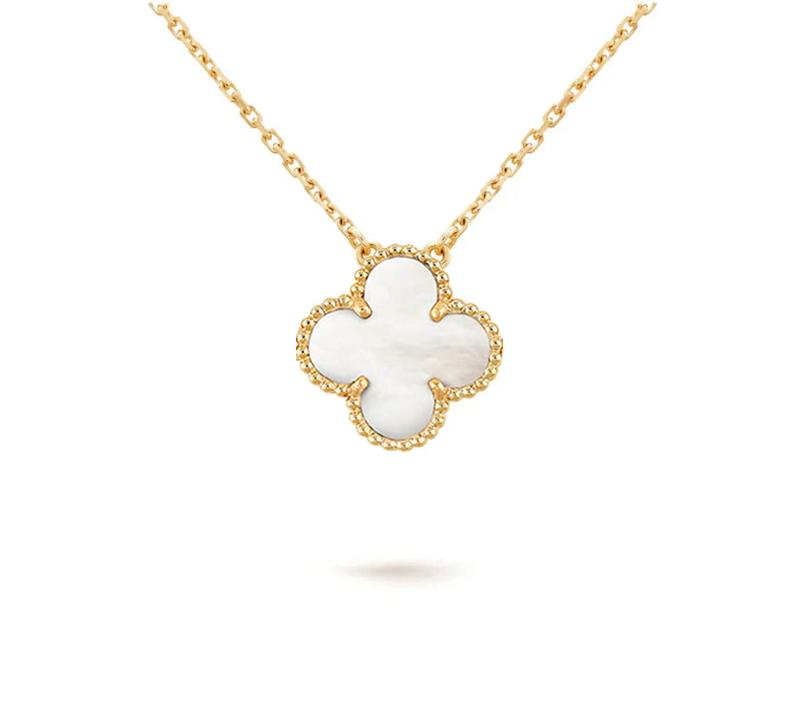 [Azure Tears]15MM CLOVER FLOWER PENDANT NECKLACE COLLECTION
