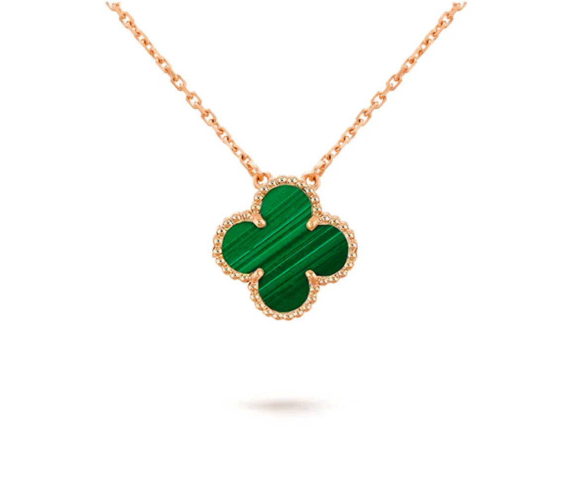 [Azure Tears]15MM CLOVER FLOWER PENDANT NECKLACE COLLECTION