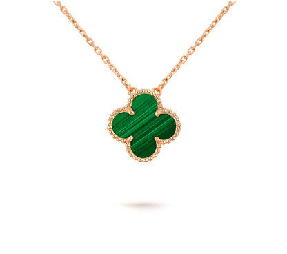 [Azure Tears]15MM CLOVER FLOWER PENDANT NECKLACE COLLECTION