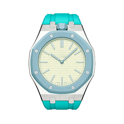 [Azure Tears]ROYAL OAK POP EXCLUSIVE STEEL CASE & SILICONE STRAP