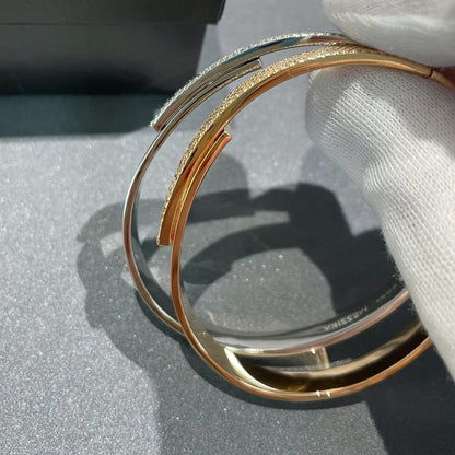 [Azure Tears]MOVE NOA PAVÉ DIAMOND BANGLE BRACELET