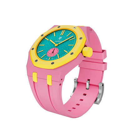 [Azure Tears]Royal Oak Pop Exclusive Bioceramic Case & Silicone Strap Mix Color