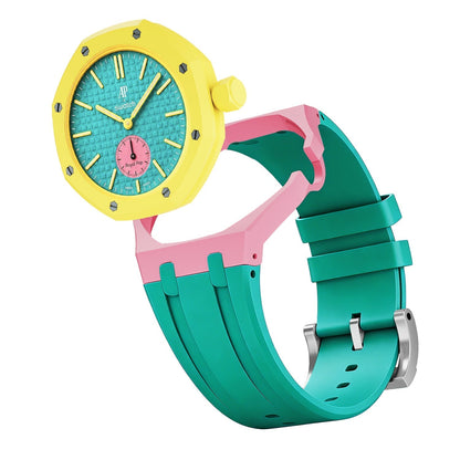 [Azure Tears]Royal Oak Pop Exclusive Bioceramic Case & Silicone Strap Mix Color
