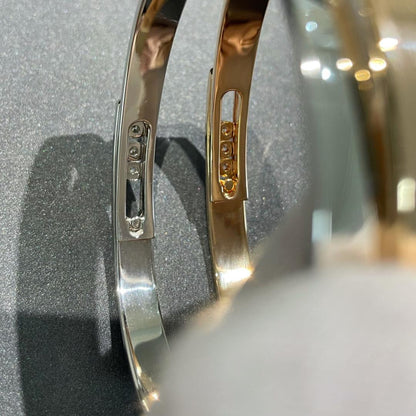 [Azure Tears]MOVE NOA PAVÉ DIAMOND BANGLE BRACELET