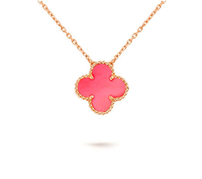 [Azure Tears]15MM CLOVER FLOWER PENDANT NECKLACE COLLECTION