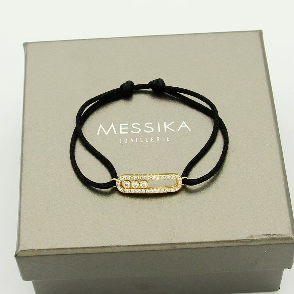 [Azure Tears]CARE(S) PAVÉ CORD BRACELET