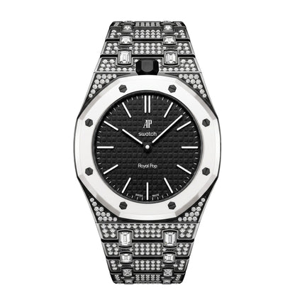 [Azure Tears]Royal Oak Pop Exclusive Bioceramic Case & Bioceramic Strap Full Diamond
