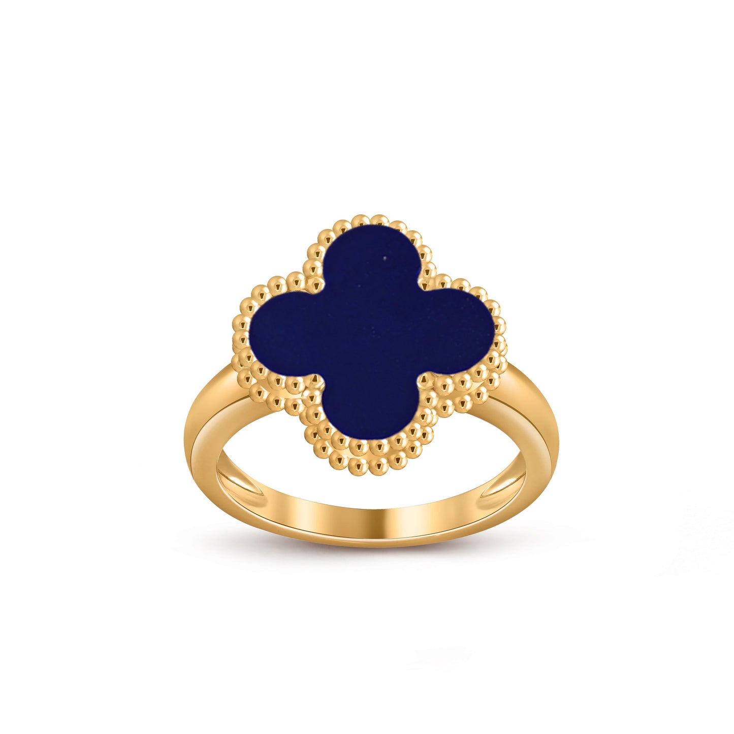 [Azure Tears]LUCKY CLOVER VINTAGE GOLD RING COLLECTION