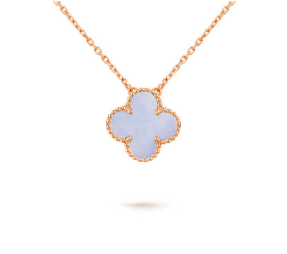 [Azure Tears]15MM CLOVER FLOWER PENDANT NECKLACE COLLECTION