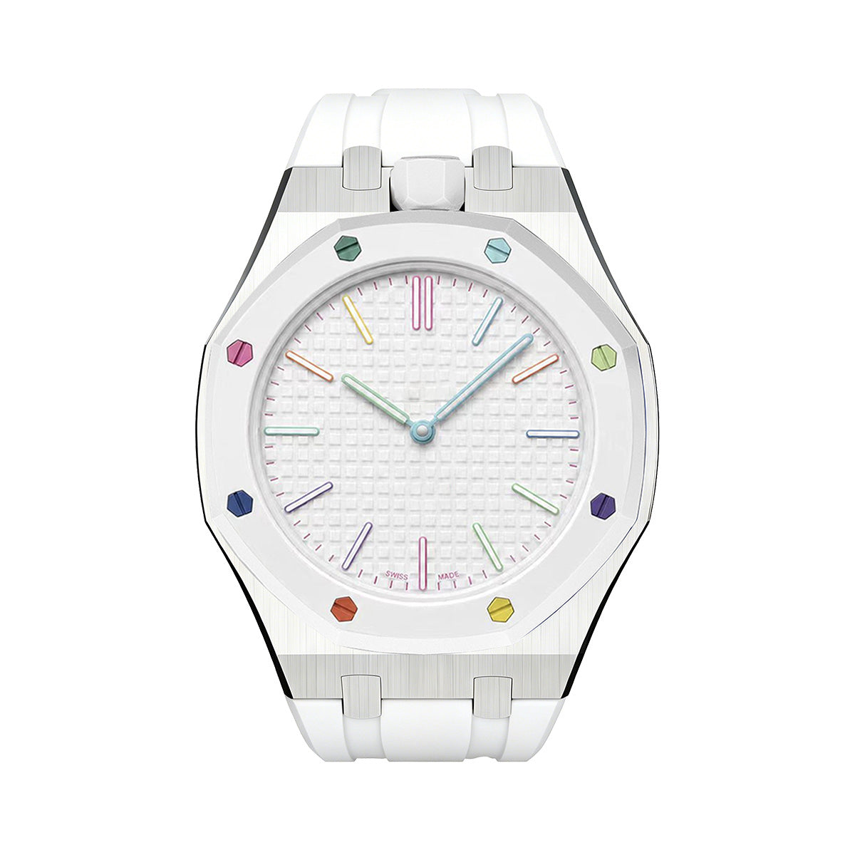 [Azure Tears]ROYAL OAK POP EXCLUSIVE STEEL CASE & SILICONE STRAP
