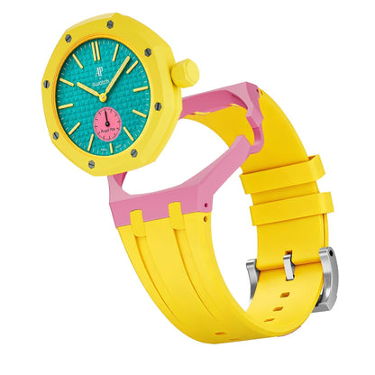 [Azure Tears]Royal Oak Pop Exclusive Bioceramic Case & Silicone Strap Mix Color