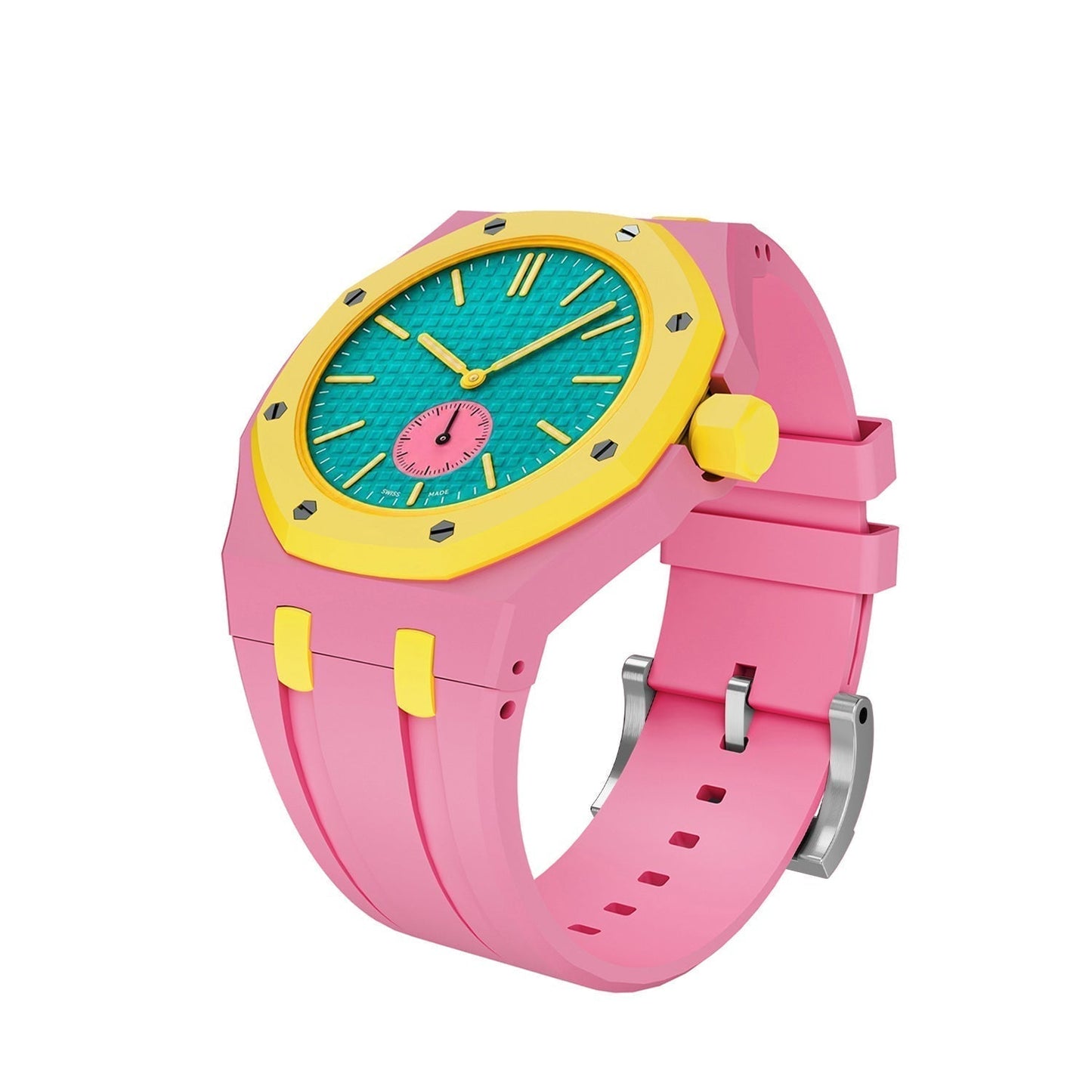 [Azure Tears]ROYAL OAK POP EXCLUSIVE BIOCERAMIC CASE & SILICONE STRAP
