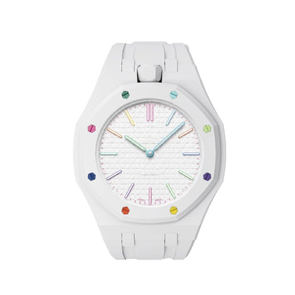 [Azure Tears]OAK POP EXCLUSIVE  WHITE SILICONE STRAP