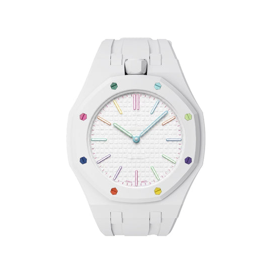 [Azure Tears]OAK POP EXCLUSIVE  WHITE SILICONE STRAP