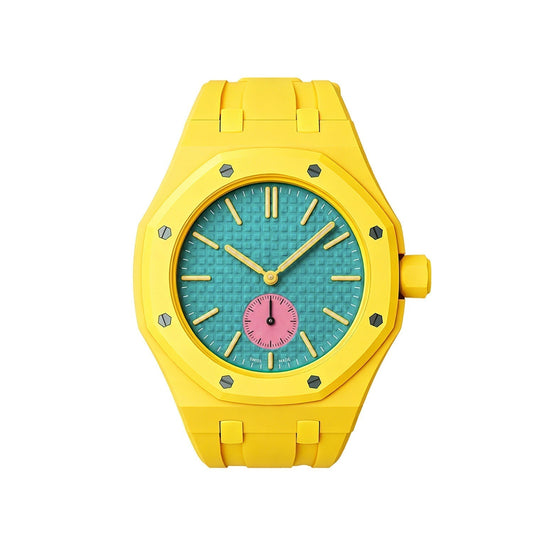 [Azure Tears]OAK POP EXCLUSIVE YELLOW SILICONE STRAP