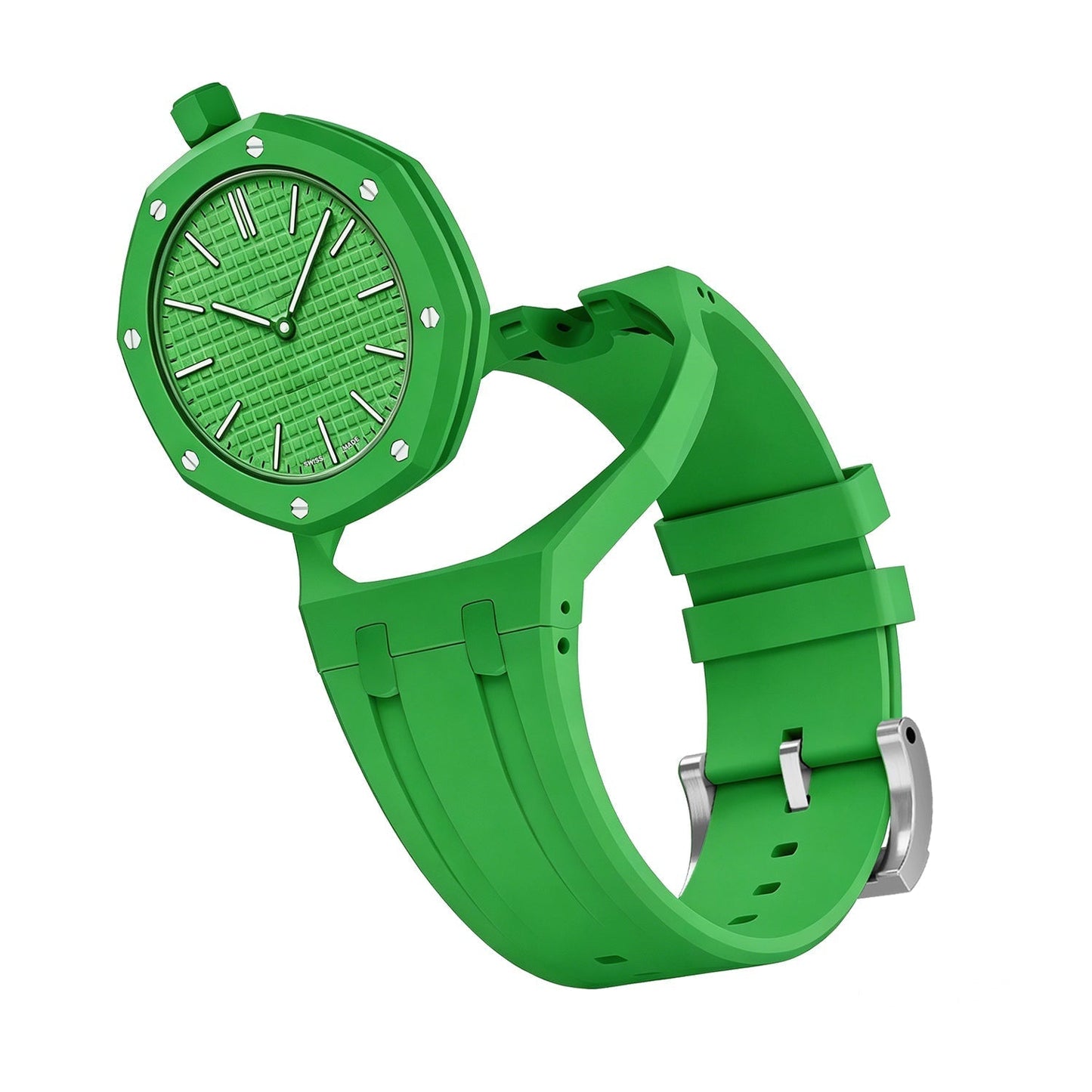 [Azure Tears]OAK POP EXCLUSIVE GREEN SILICONE STRAP