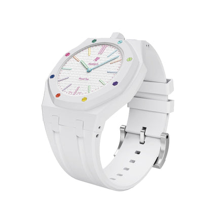 [Azure Tears]OAK POP EXCLUSIVE  WHITE SILICONE STRAP