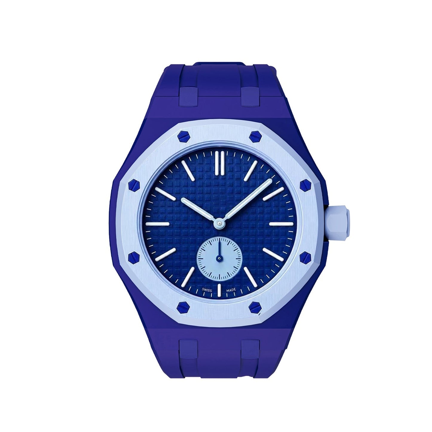 [Azure Tears]OAK POP EXCLUSIVE DARK BLUE SILICONE STRAP